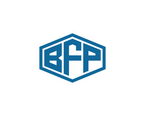 BFP logo design vector template. BFP logo design.