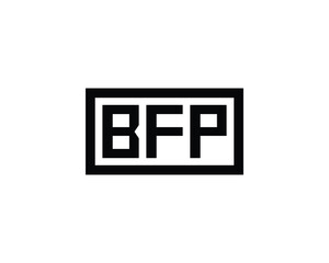 BFP logo design vector template. BFP logo design.