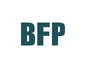 BFP logo design vector template. BFP logo design.