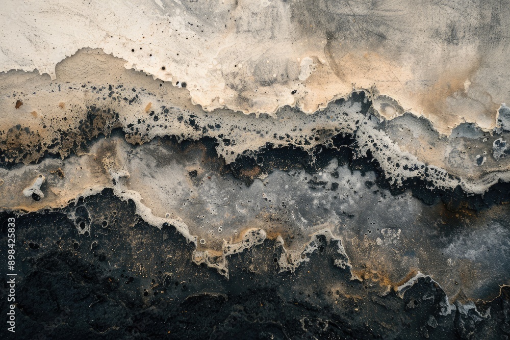 Poster subtle textures and patterns emerging from the washes, ai generated