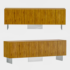 different styles of wooden furniture, modern design, modern style, minimalist appearance, colorful design, bed, no background, different design, png, white background, isolated, abstract, 3d model.
