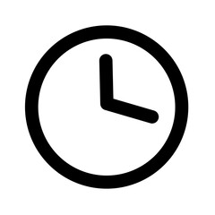 time icon vector with simple design