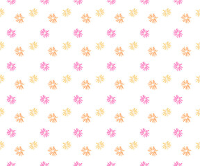 pink daisy flower as seamless pattern background