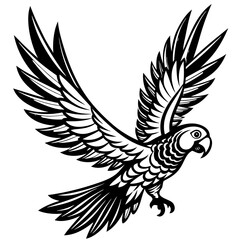 Obraz premium parrot vector