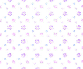 cool shade daisy flower as seamless pattern background