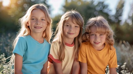 Kids Tshirt Mockup With Generative AI