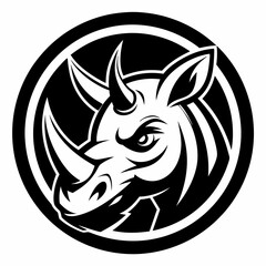 Rhinoceros head icon 