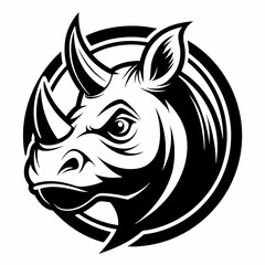 Rhinoceros head icon 