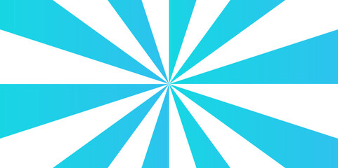 Abstract retro ray sunburst circle light and bright starburst wallpaper. white and blue vintage illustration vector sunshine texture. used for template and cartoon, ads.