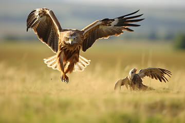 Obraz premium Life or Death: Unseen Moments in Nature's Survival Game