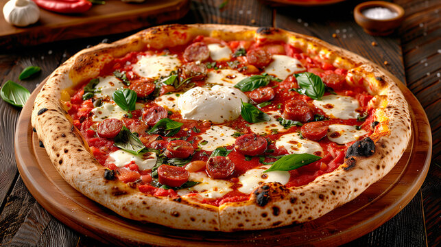 Classic pizza napoletana