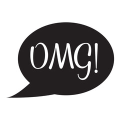 Doodle speech balloon with text. Cute line manga style cloud illustration. Hand drawn comic talk bubble frames. Line vector icons. Simple designed dialog box. vector illustration. EPS 10/AI