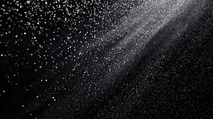 Obraz premium Dark black white grainy background with noise texture for grunge gradient abstract poster design