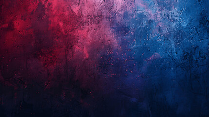 Obraz premium Dark blue red grainy background with vibrant noise texture for gradient abstract retro poster design
