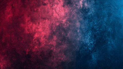 Obraz premium Dark blue red grainy background with vibrant noise texture for gradient abstract retro poster design