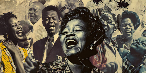 Night of Remembrance: Family members gathered around a photo collage, laughing and crying over cherished memories.