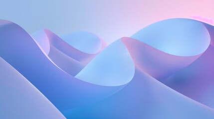 Abstract background forming a beautiful pastel colored landscape