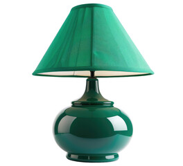 Fototapeta premium Vintage table lamp isolated on transparent