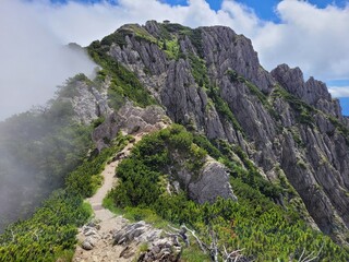 Gratweg zwischen Herzogstand und Heimgarten (Bayerische Voralpen)