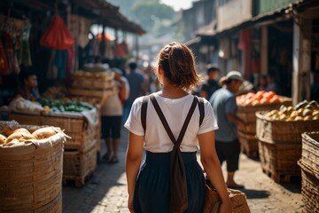 woman in the market