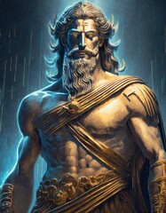 Fototapeta premium statue of the god Dionysus