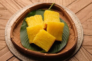 Bika Ambon is a traditional cake from Medan, Indonesia. This cake is made from ingredients such as...