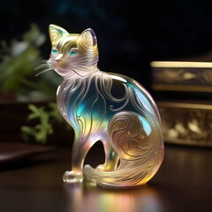 Glass cat