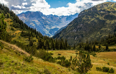 Autumn mountain landscape