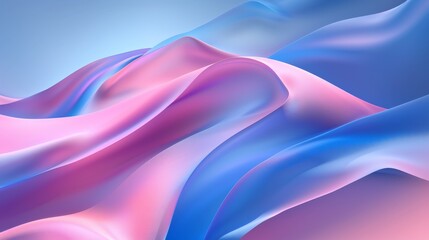 Fototapeta premium Abstract background flowing in pink and blue colors