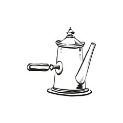 Hand draw la dolce vita vintage doodles collection. Illustrations for invitations, menus and parties. La dolce vita italian style. summer holidays in the village of Provence.