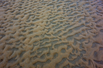 Background from wave patterns on the beach
