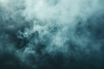 Fototapeta premium Ethereal Swirls of Mist in a Dark Atmosphere