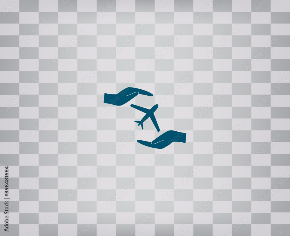 Poster vector illustration on a gray background with a gradient