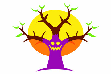  Vector Line Art Halloween Ghost on White Background