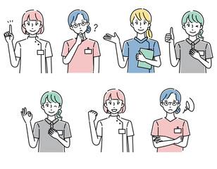 作業療法士、理学療法士、言語聴覚士、看護師、医療