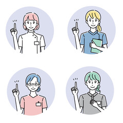 作業療法士、理学療法士、言語聴覚士、看護師、医療