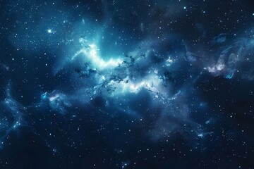Stunning View of a Starry Nebula in Deep Space