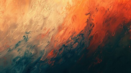 Abstract background showing colorful ink mixing together creating interesting shapes