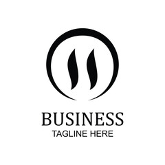 Simple company logo. Premium logo for business. Business logo template