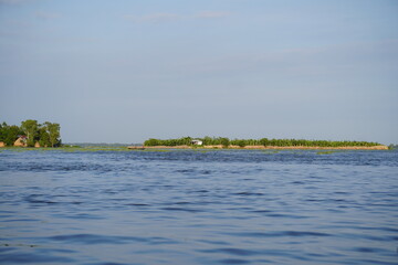 The biggest bil of Bangladesh Chalanbil, looking fantastic with low tide, beautiful sky and distant villages. 