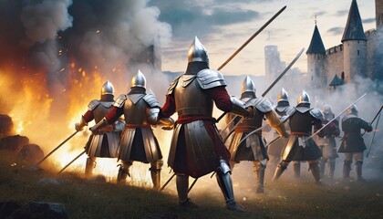 fantasy warrior with sword