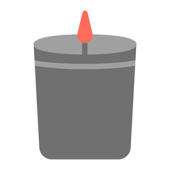 candle icon flat