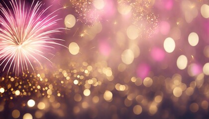 fireworks in the night sky