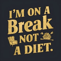 Stylish shirt with a simple design on funny and humorous shapes and writing.