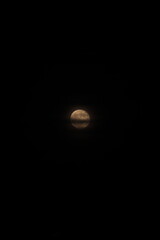 Full moon photographed using a 200mm telephoto lens taken from Kobe Hyogo, Japan