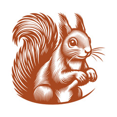 Squirrel vector, squirrel logo