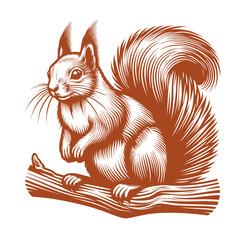 Squirrel vector, squirrel logo