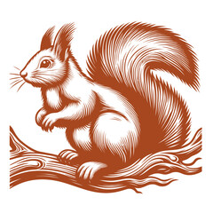 Squirrel vector, squirrel logo