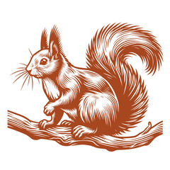 Squirrel vector, squirrel logo