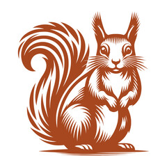 Squirrel vector, squirrel logo